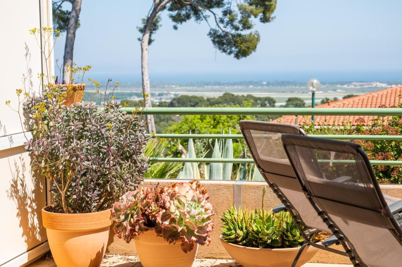 La Cle Vue Mer, Clim, Terrasse, Parking A Hyères Buitenkant foto